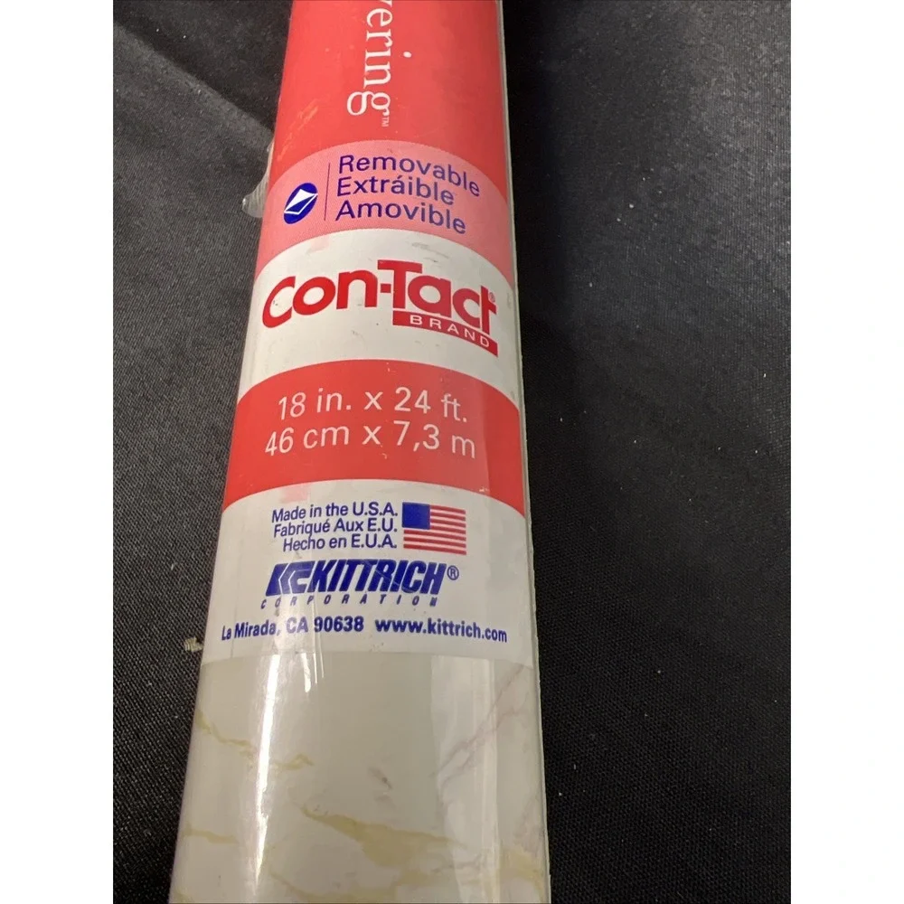 Con-Tact Kittrich Adhesive Covering Creative Covering 18x24' roll Marbled Beige